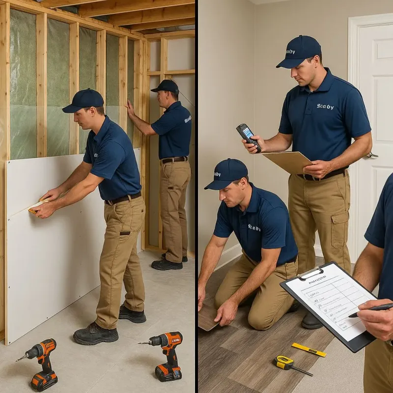 Repairs and Reconstruction process in Hampton, AR